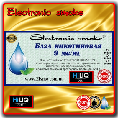 База никотиновая 9 mg/ml HiLiQ Premium